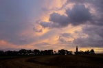 Sonnenuntergang bei Thaon