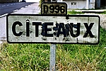 Cîteaux: Ortsschild